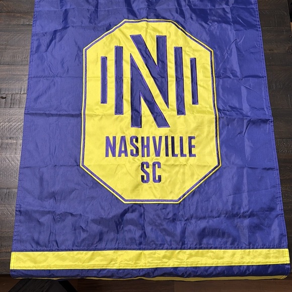 Nashville SC Applique Banner Flag Double Sided Nashville TN Soccer Club - Picture 8 of 8